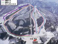 Mappa delle piste Nakasato Kiyotsu