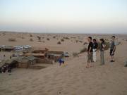 Vista dalla duna di sabbia