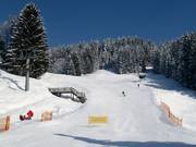 Fine della discesa a valle a Innerlaterns