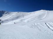 Vista sulle piste difficili Col e Face (Zinal)
