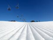 Pista perfettamente preparata nell’area sciistica di Norefjell