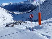 Chiare delimitazioni delle piste