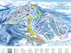 Mappa delle piste Lake Songhua Resort
