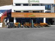 Tempo di sole alla stazione a valle di St. Michael