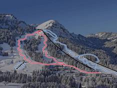 Mappa delle piste Spieserlifte - Unterjoch