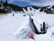 Tappeto mobile alla stazione a valle
