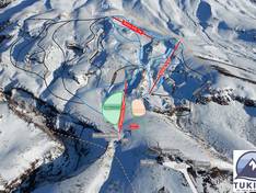 Mappa delle piste Tukino
