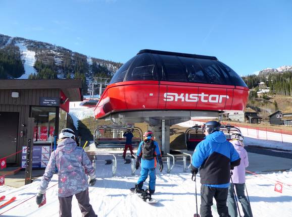 Lodge Express - 6pers.| Seggiovia ad alta velocità (ad agganciamento automatico) con cupole di protezione