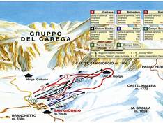 Mappa delle piste Malga San Giorgio