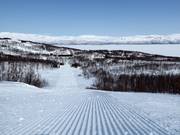 Pista molto ben preparata a Björkliden