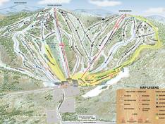 Mappa delle piste Ragged Mountain