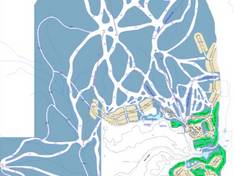 Mappa delle piste Crystal Mountain - Westbank