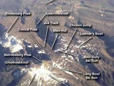 Mappa delle piste Matroosberg