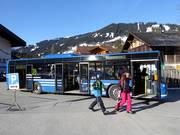 Skibus alla stazione a valle di Lenk