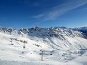 Vista dal Fort La Rosière verso la Pointe des Couloureuses