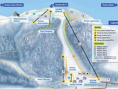 Mappa delle piste Tobołów - Koninki