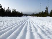 Pista perfettamente preparata nell’area sciistica Idre Himmelfjäll