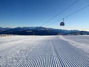 Preparazione perfetta delle piste nell’area sciistica La Molina/Masella