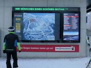 Mappa delle piste con informazioni alla stazione a valle