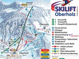 Mappa delle piste Oberholz - Farner