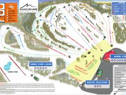 Mappa delle piste Mad River Mountain