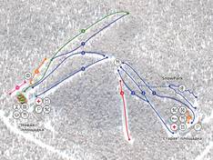 Mappa delle piste SOK - Krasnaya Glinka