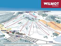 Mappa delle piste Wilmot Mountain