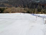 Area di esercitazione alla stazione a valle con skilift a fune