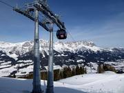 10er Gondelbahn Hartkaiserbahn - 10pers.| Telecabina con riscald.sed. (monofune, agganc.autom.)