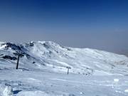 Vista dal punto più alto dell’area sciistica Sierra Nevada