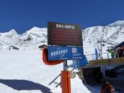 Informazioni aggiornate alla stazione Kreuzboden
