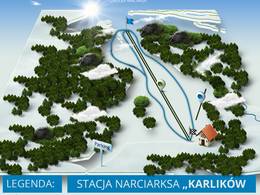 Mappa delle piste Karlików