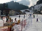 La sciovia serve una pista molto facile.