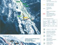 Mappa delle piste Ak-Bulak - Talgar