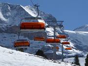 Eigernordwand (Arvengarten-Eigergletscher) - 6pers.| Seggiovia ad alta velocità (ad agganciamento automatico) con cupole di protezione