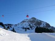 L'area sciistica Füssener Jöchle ai piedi della Läuferspitze