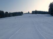 La pista larga è molto adatta ai principianti.