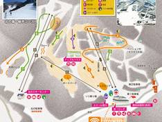 Mappa delle piste Yonezawa