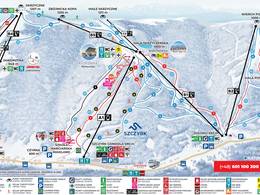 Mappa delle piste Szczyrk Mountain Resort