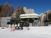 Pian Pecei - Ciampedie - 4pers.| Seggiovia ad alta velocità (agganc.autom.)