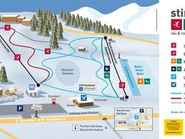 Mappa delle piste Stinesser Lifte - Fischen i. Allgäu