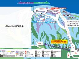 Mappa delle piste Mizuho Highland