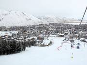 Vista su Jackson, Wyoming