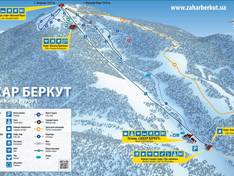 Mappa delle piste Vysokyy Verh - Zahar Berkut