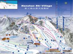 Mappa delle piste Nanshan