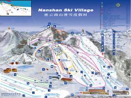 Mappa delle piste Nanshan