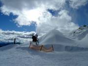 Innevamento di deposito al Grubigstein