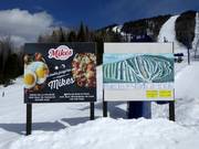 Mappa delle piste nell’area sciistica Le Mont Grand-Fonds