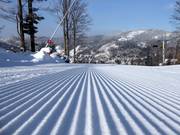 Preparazione delle piste di prima classe allo Szczyrk Mountain Resort