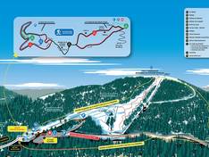 Mappa delle piste Planche des Belles Filles